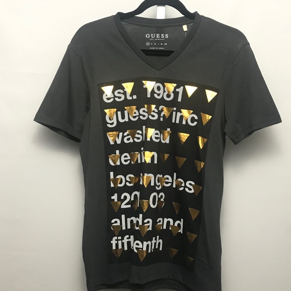 Guess Other - Guess men’s grey short sleeve graphic Tshirt XS